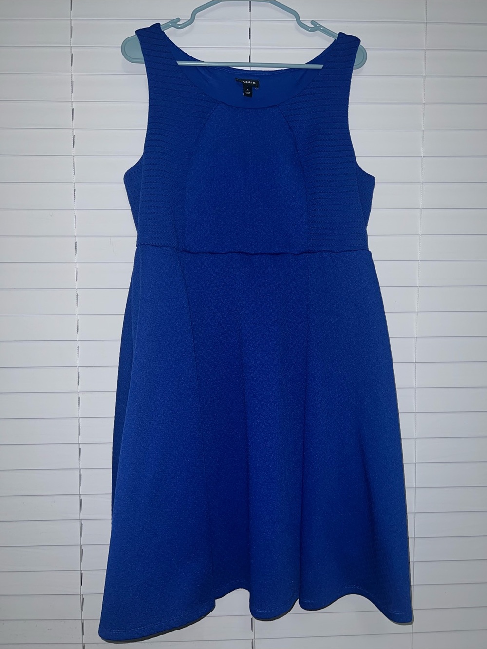 Torrid Cobalt Blue Sleeveless Fit & Flare Dress